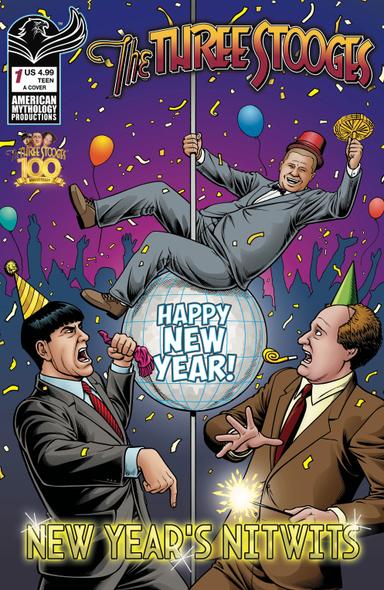 Cover for The Three Stooges: New Year's Nitwits issue number 1