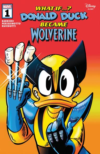 Cover for Marvel & Disney: What If…? Donald Duck Became Wolverine issue number 1