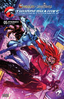 Cover for ThunderCats x Silverhawks: Thunderhawks issue number 5