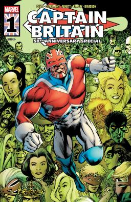 Cover for Captain Britain 50Th Anniversary Special issue number 1