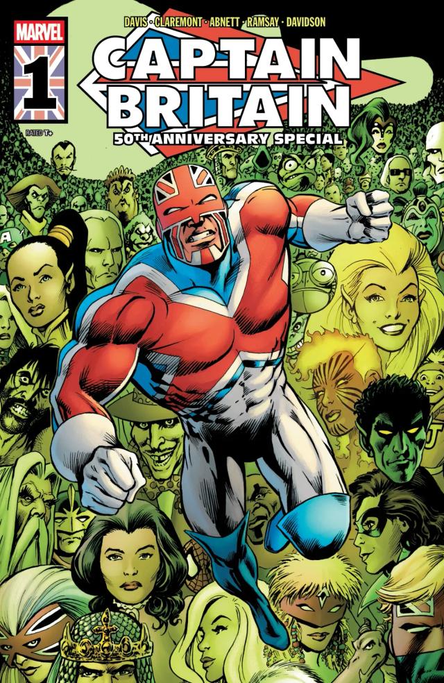 Cover for Captain Britain 50Th Anniversary Special issue 1