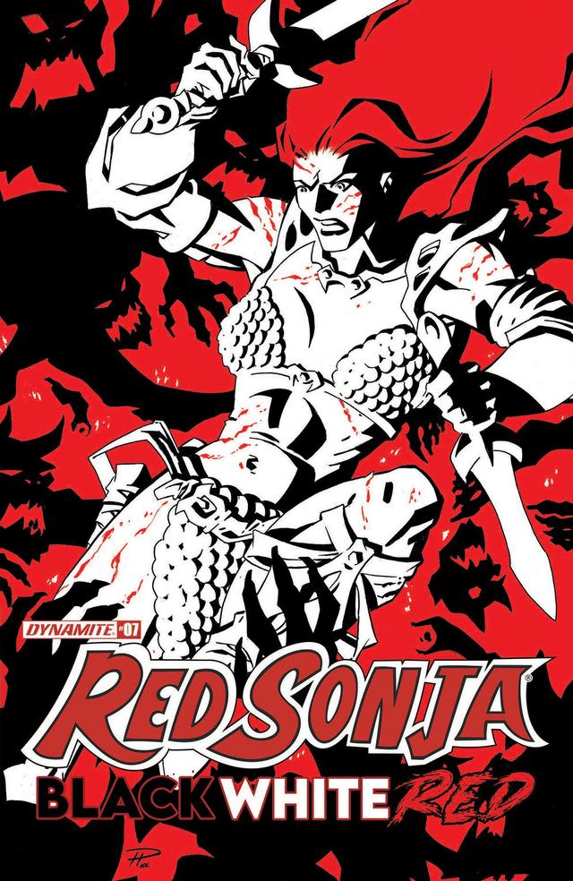 Cover for Red Sonja: Black, White, Red issue 7