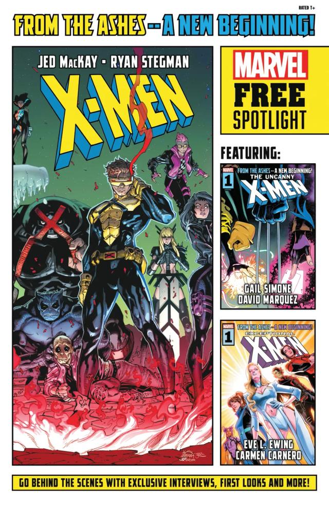 Cover for X-Men: From The Ashes Sampler issue 1
