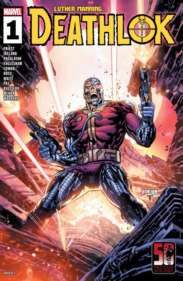 Cover for Deathlok 50th Anniversary Special issue 1
