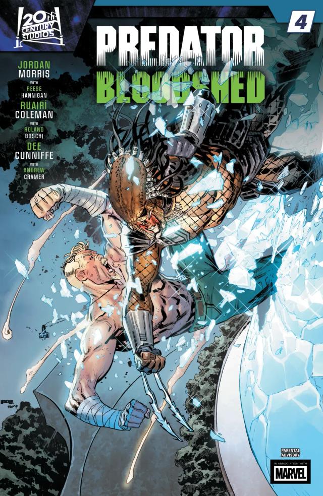 Cover for Predator: Bloodshed issue 4