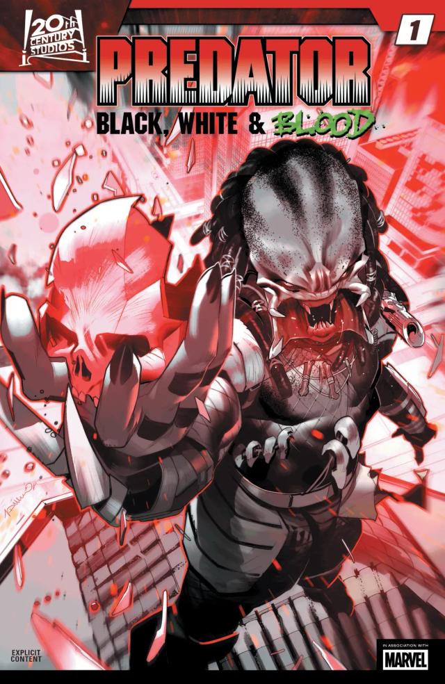 Cover for Predator: Black, White & Blood issue 1