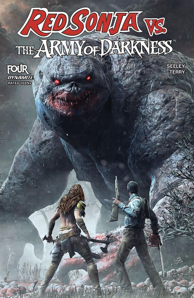 Cover for Red Sonja vs. The Army of Darkness issue 4