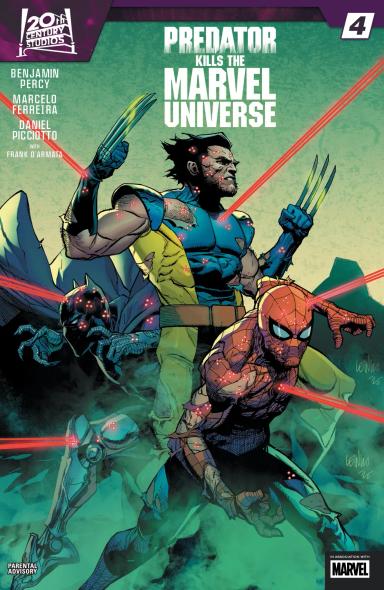 Cover for Predator Kills The Marvel Universe issue number 4