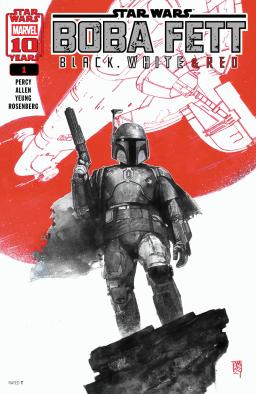 Cover for Star Wars: Boba Fett - Black, White & Red issue number 1