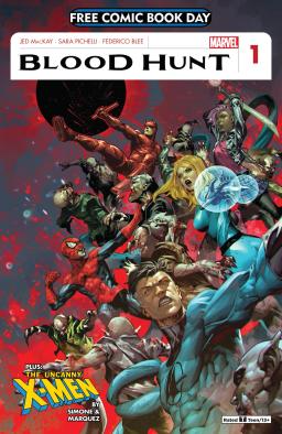 Cover for Free Comic Book Day 2024: Blood Hunt/X-Men issue number 1