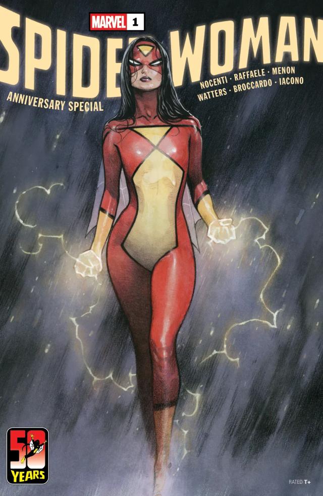 Cover for Spider-Woman 50th Anniversary Special issue 1