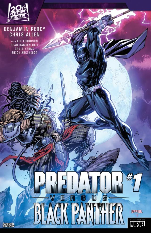 Cover for Predator Vs. Black Panther issue 1