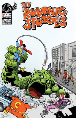Cover for The Robonic Stooges: Fantastic Fools issue number 2