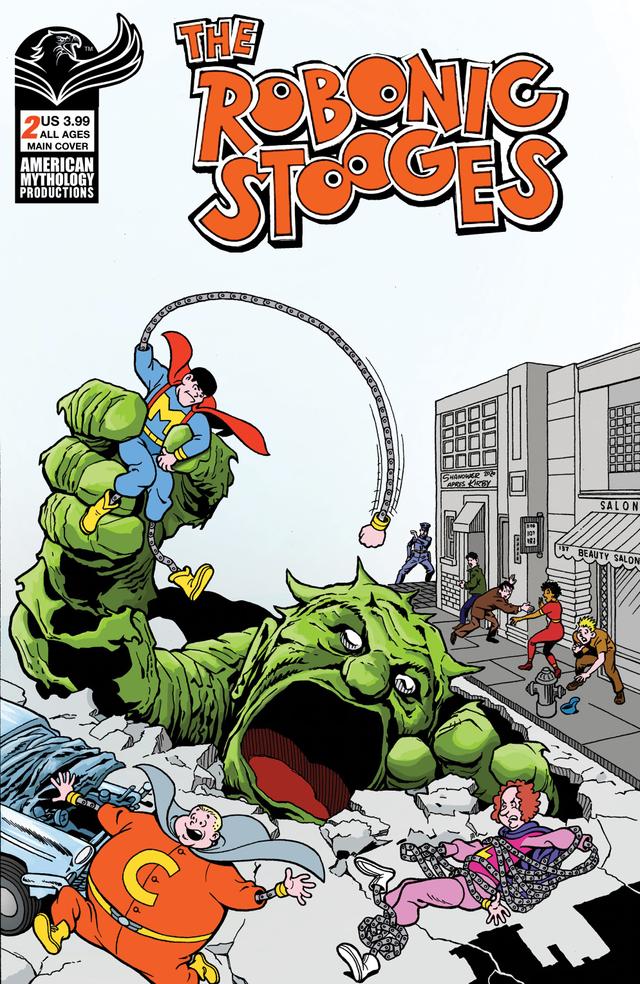Cover for The Robonic Stooges: Fantastic Fools issue 2