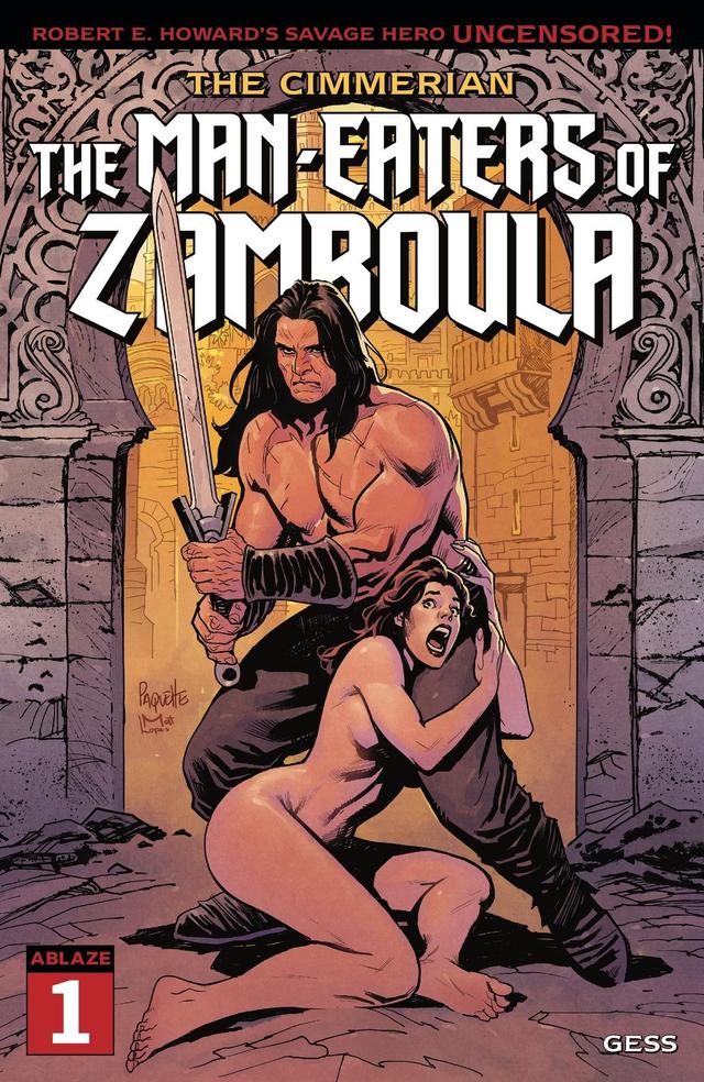 Cover for The Cimmerian: The Man-Eaters Of Zamboula issue 1