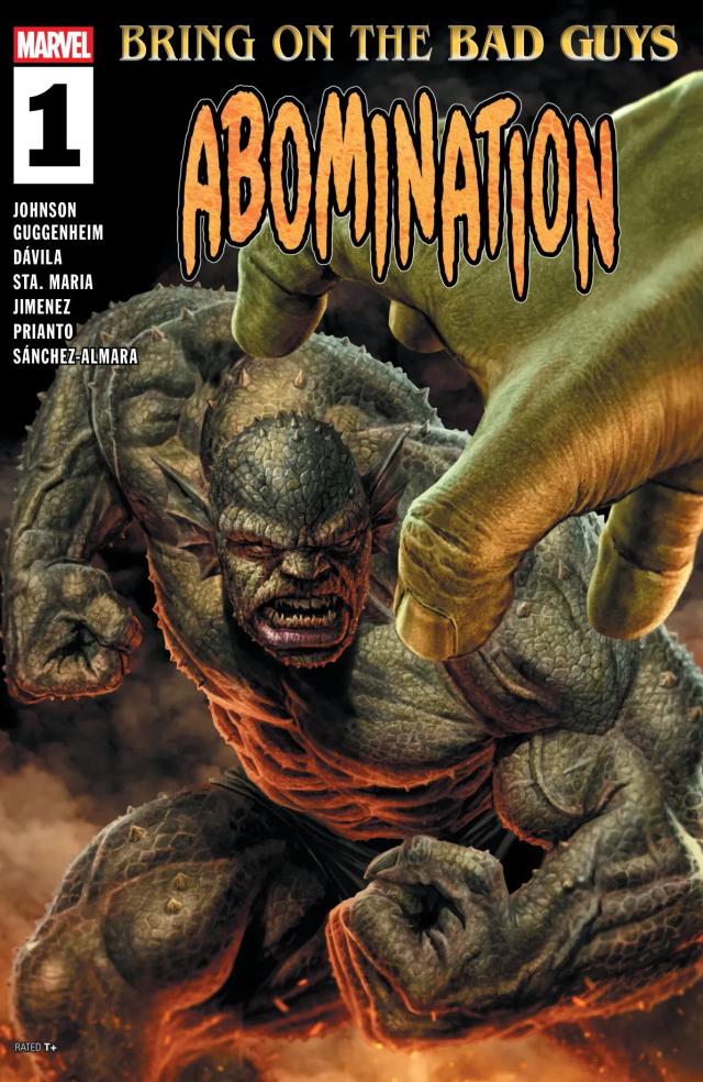 Cover for Bring On The Bad Guys: Abomination issue 1