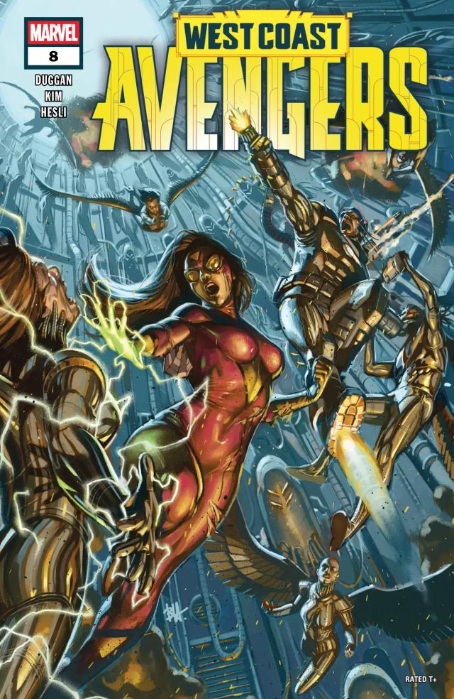 Cover for West Coast Avengers issue 8