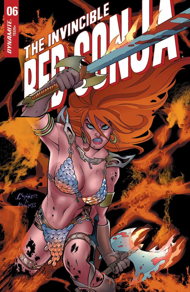 Cover for Invincible Red Sonja issue 6