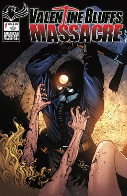 Cover for comic book series called Valentine Bluffs Massacre: Remembrance