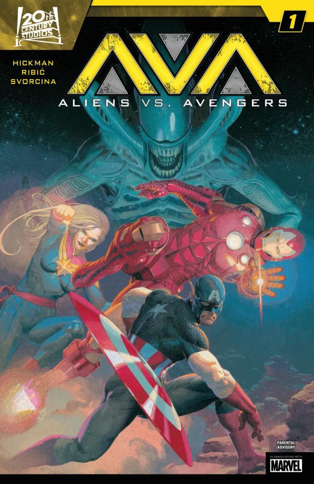 Cover for Aliens Vs. Avengers issue 1