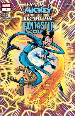 Cover for Marvel & Disney: What If...? Mickey & Friends Became The Fantastic Four issue number 1