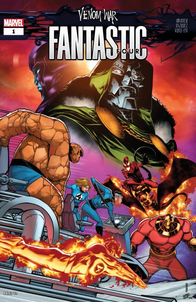 Cover for Venom War: Fantastic Four issue 1