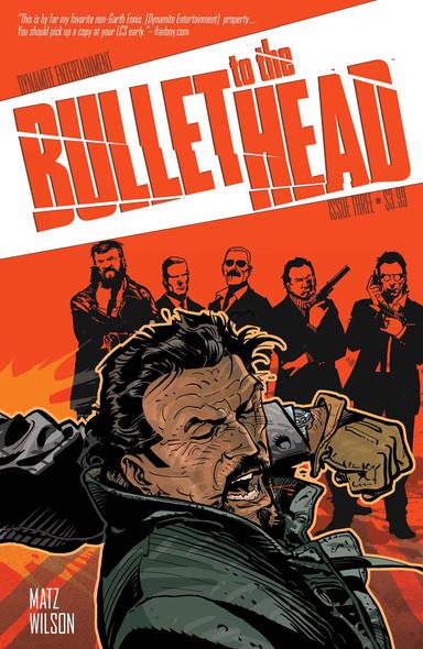 Cover for Bullet to the Head issue number 3