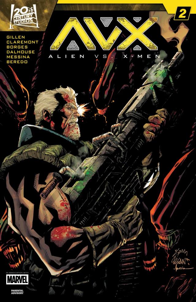 Cover for Alien Vs. X-Men issue 2