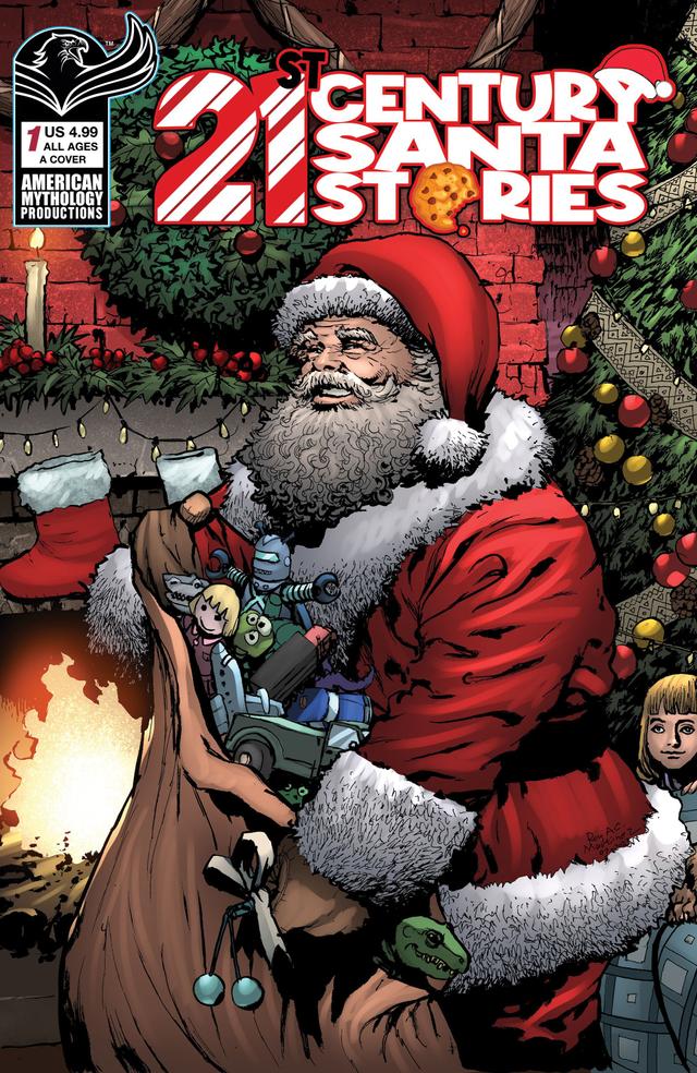 Cover for 21st Century Santa Stories issue 1