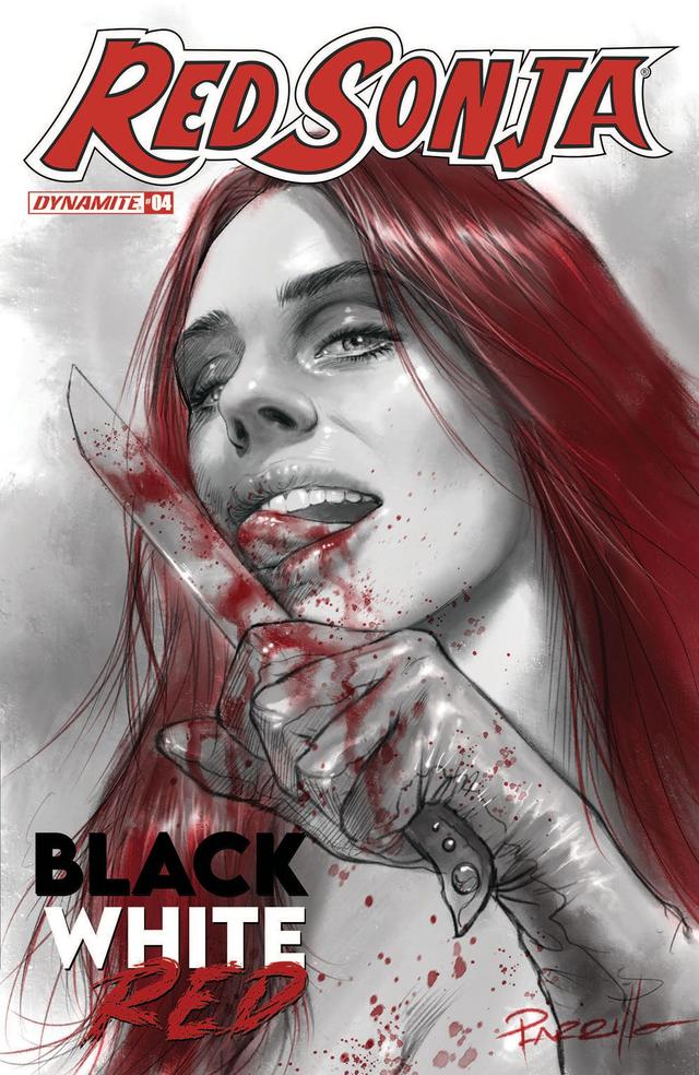 Cover for Red Sonja: Black, White, Red issue 4