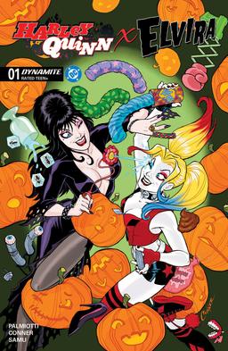 Cover for Harley Quinn X Elvira issue number 1