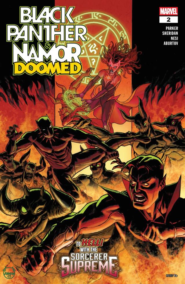 Cover for Black Panther/Namor: Doomed issue 2