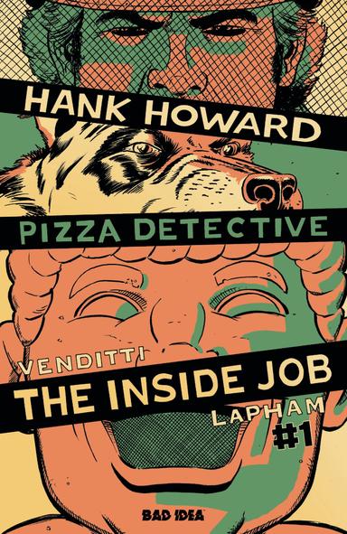 Cover for comic book series called HANK HOWARD, PIZZA DETECTIVE: THE INSIDE JOB