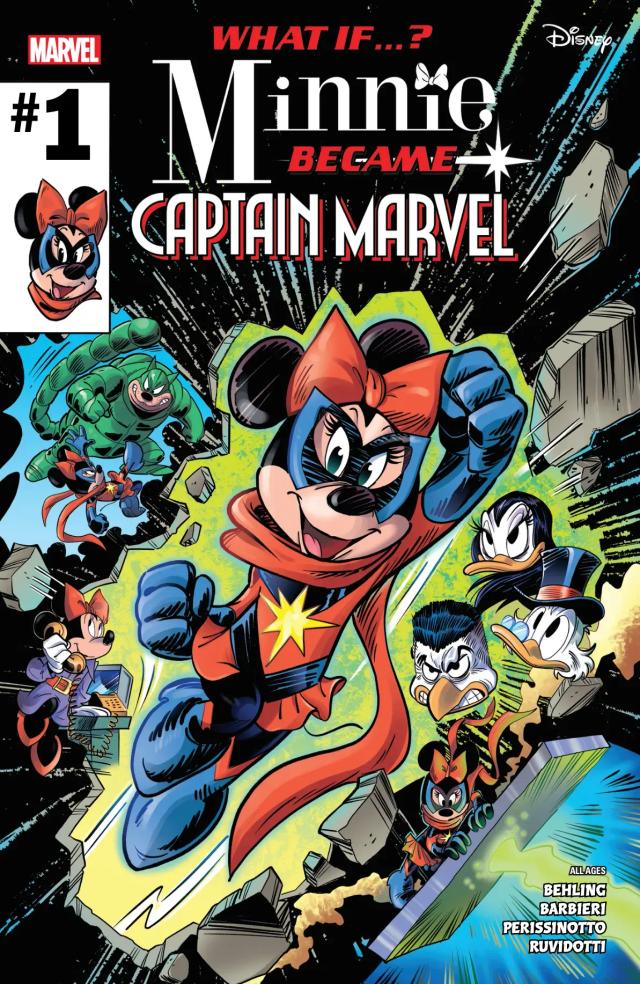 Cover for Marvel & Disney: What If…? Minnie Became Captain Marvel issue 1