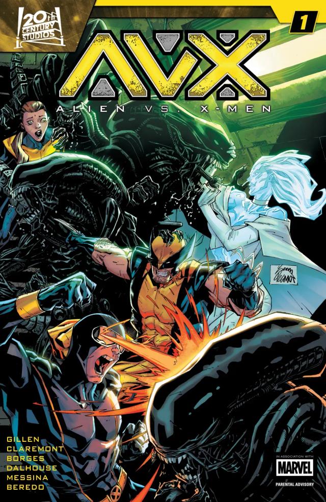 Cover for Alien Vs. X-Men issue 1