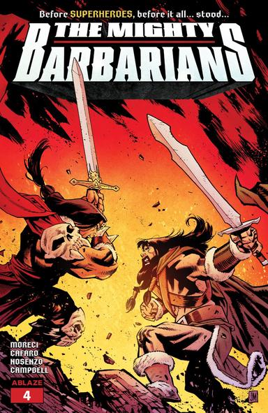 Cover for The Mighty Barbarians issue number 4