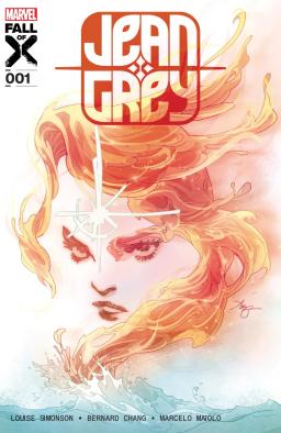 Cover for comic book series called Jean Grey