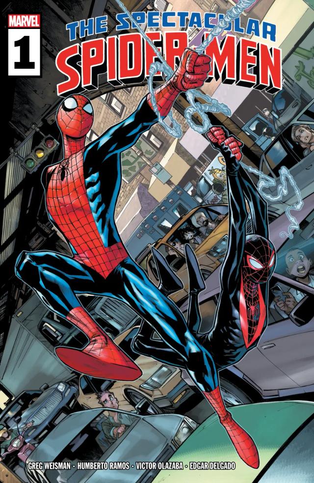 Cover for The Spectacular Spider-Men issue 1