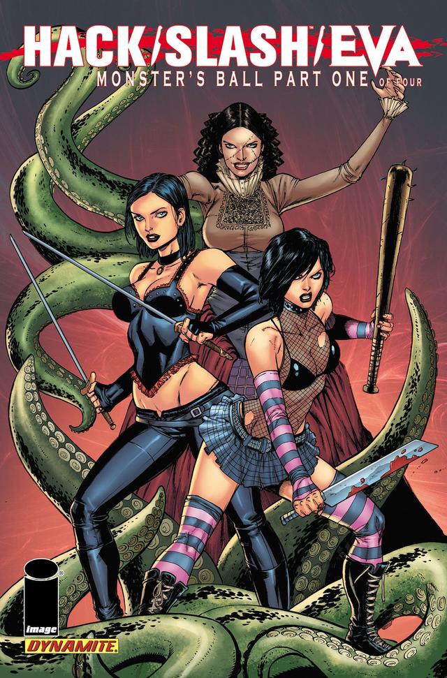 Cover for Hack / Slash / Eva: Monster's Ball issue 1