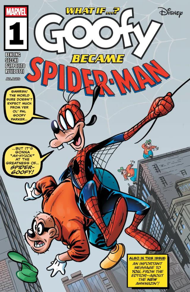 Cover for Marvel & Disney: What If…? Goofy Became Spider-Man issue 1
