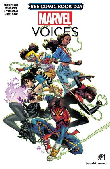 Cover for comic book series called Free Comic Book Day 2024: Marvel's Voices
