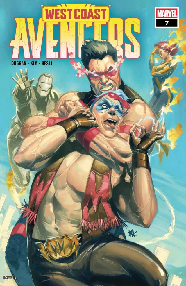 Cover for West Coast Avengers issue 7