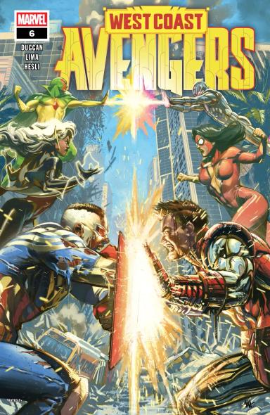 Cover for West Coast Avengers issue number 6