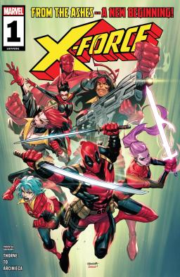 Cover for comic book series called X-Force Vol. 7