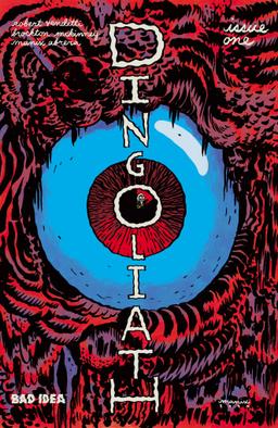 Cover for comic book series called DINGOLIATH