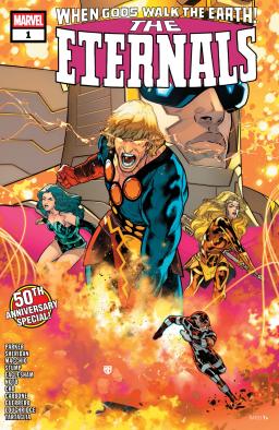 Cover for Eternals 50th Anniversary Special issue number 1