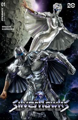 Cover for comic book series called Silverhawks