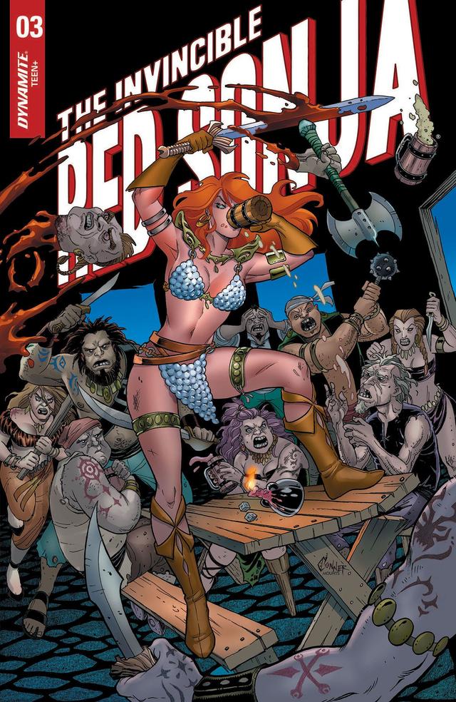 Cover for Invincible Red Sonja issue 3