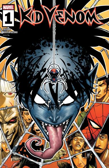 Cover for comic book series called Kid Venom