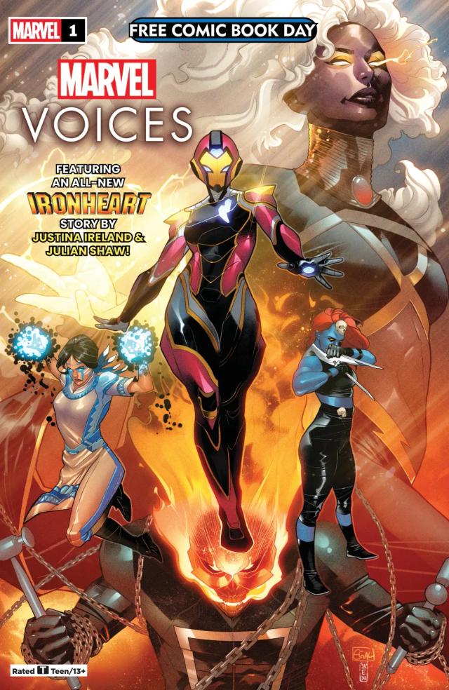 Cover for Free Comic Book Day 2025: Ironheart/Marvel's Voices issue 1